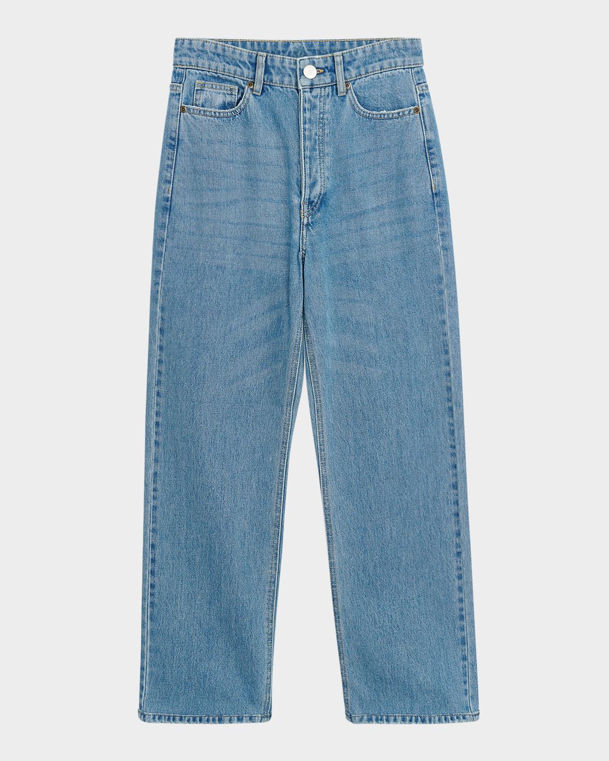 Milium High-Rise Straight Denim Jeans