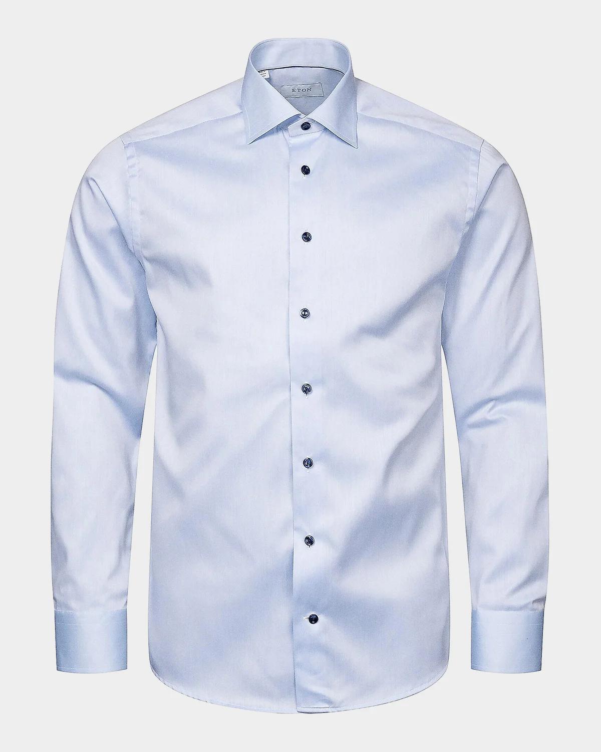 Eton Men's Slim-Fit Twill Sport Shirt