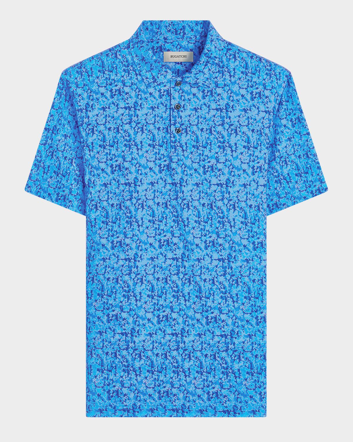 Bugatchi Men's OoohCotton Victor Camouflage Polo Shirt