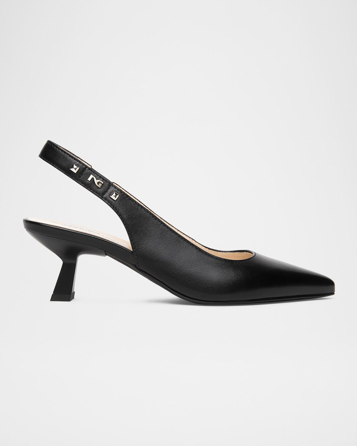 NeroGiardini Leather Slingback Pumps