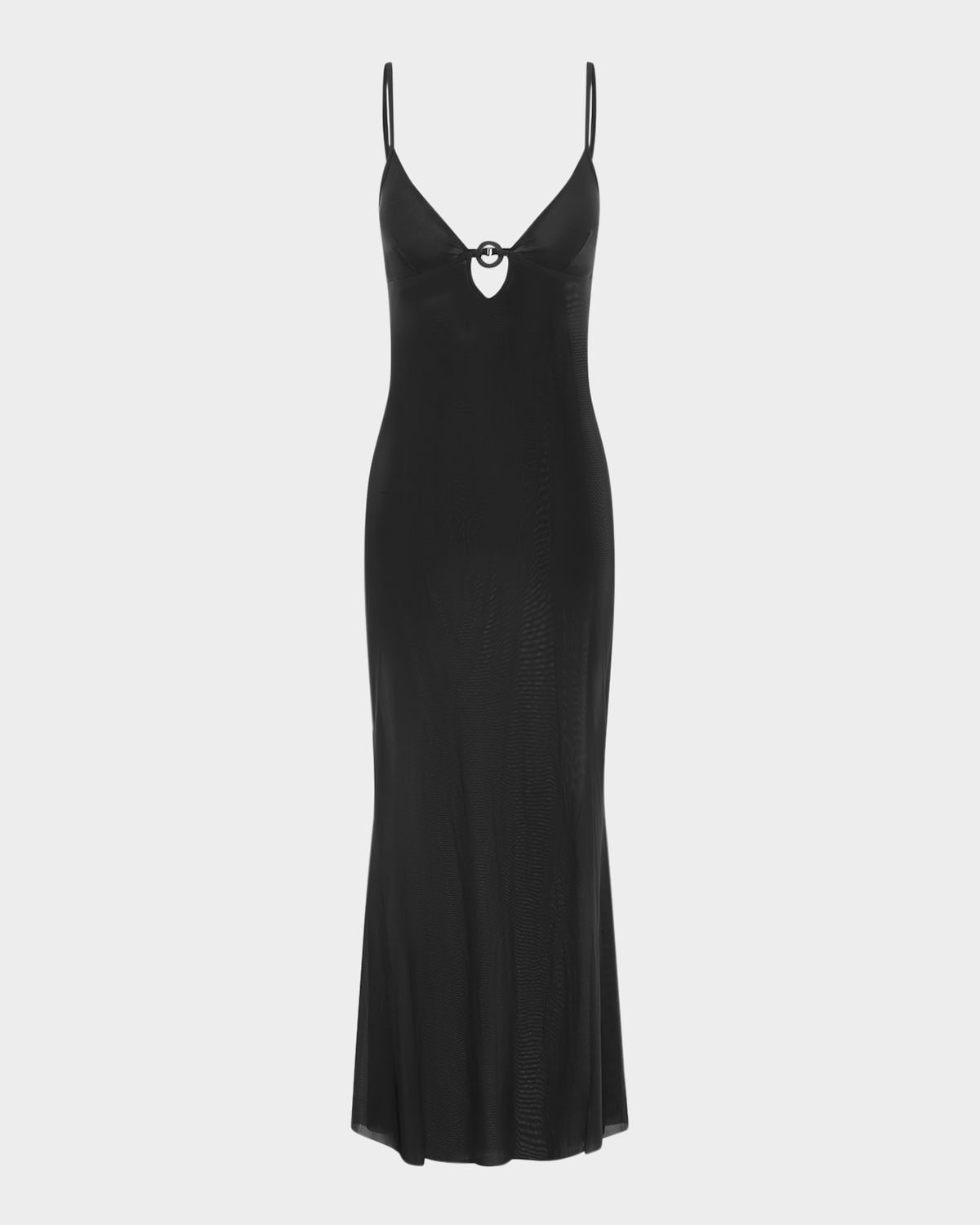 Jill Jill Stuart Sweetheart Mesh Illusion Cap Sleeve Gown Neiman Marcus