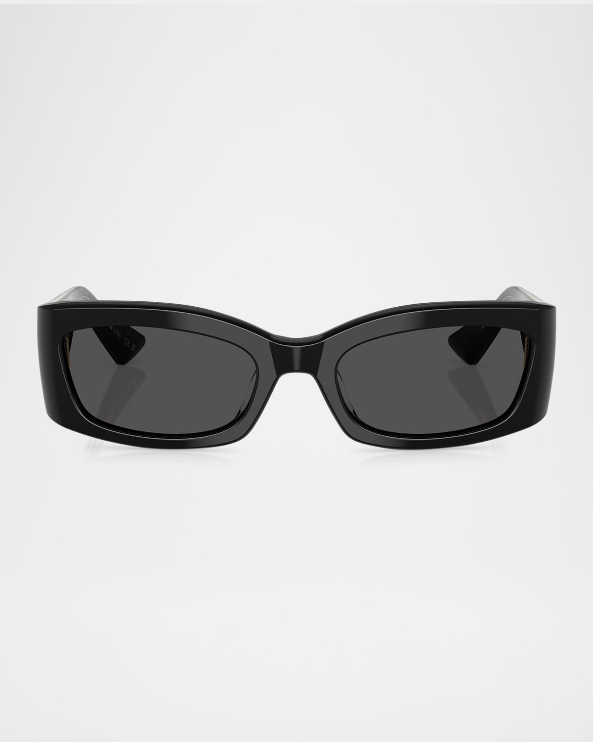 Khaite x Oliver Peoples Ov5575su Rectangle Acetate Sunglasses