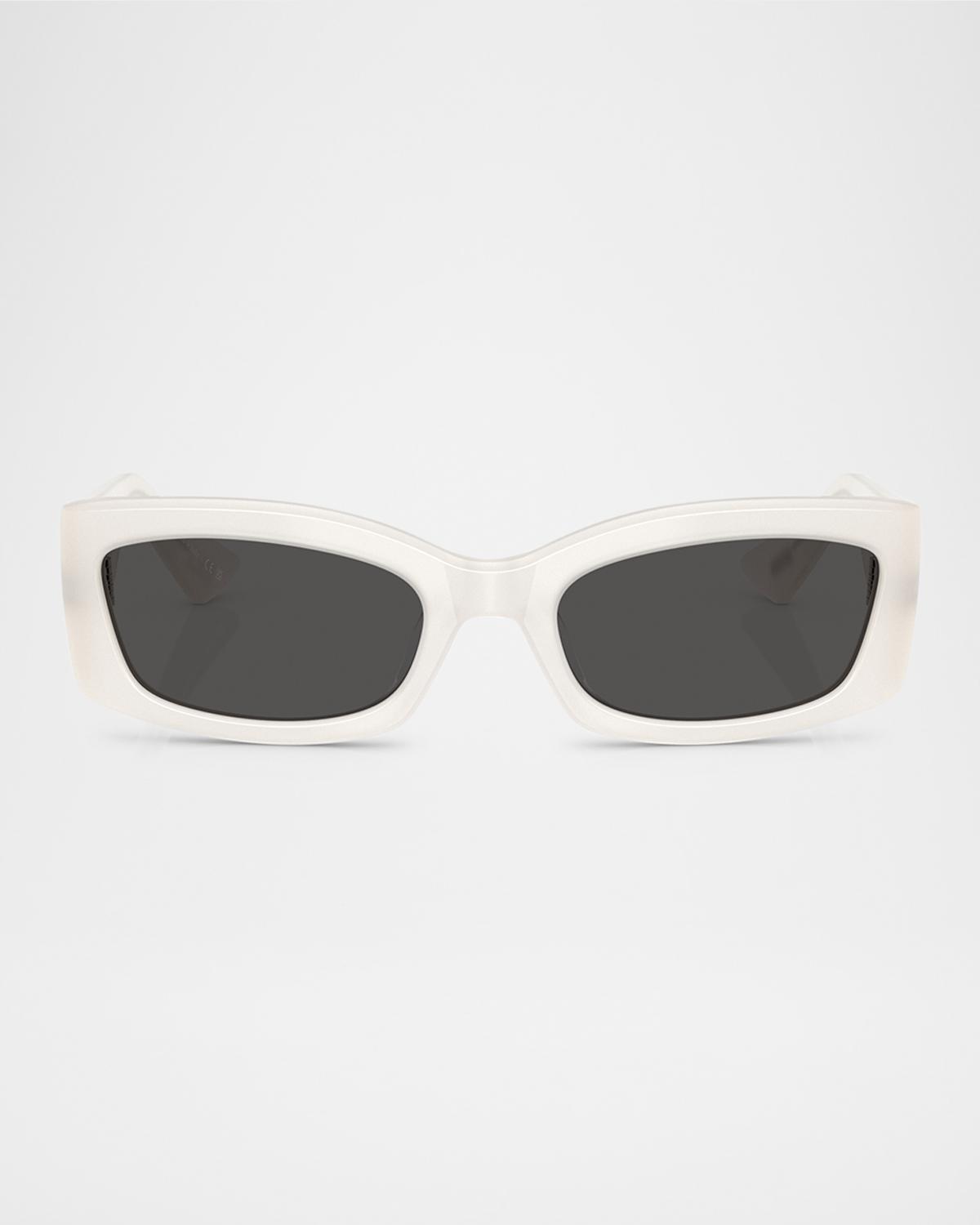 Khaite x Oliver Peoples Ov5575su Rectangle Acetate Sunglasses