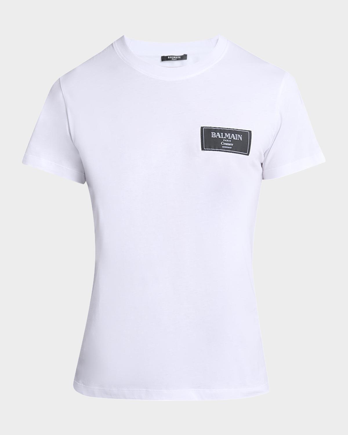 Balmain Men's Couture Label T-Shirt