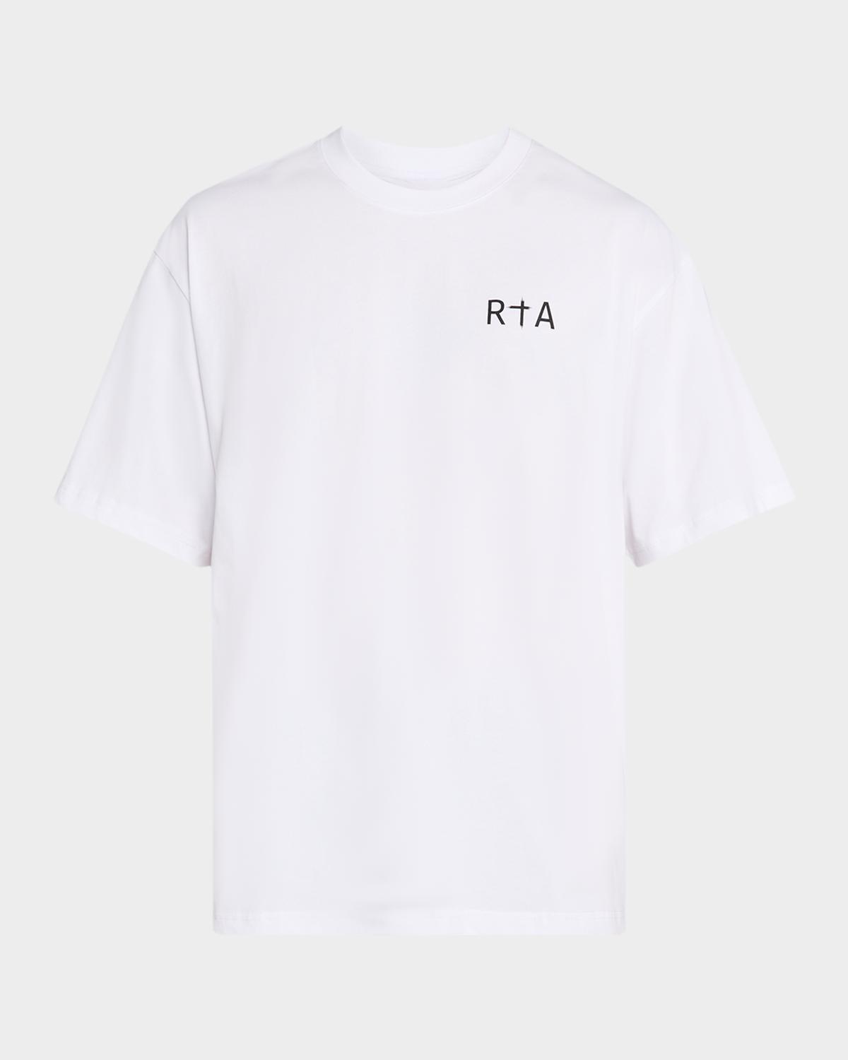 RTA Men's Colin Cotton Chest-Logo T-Shirt