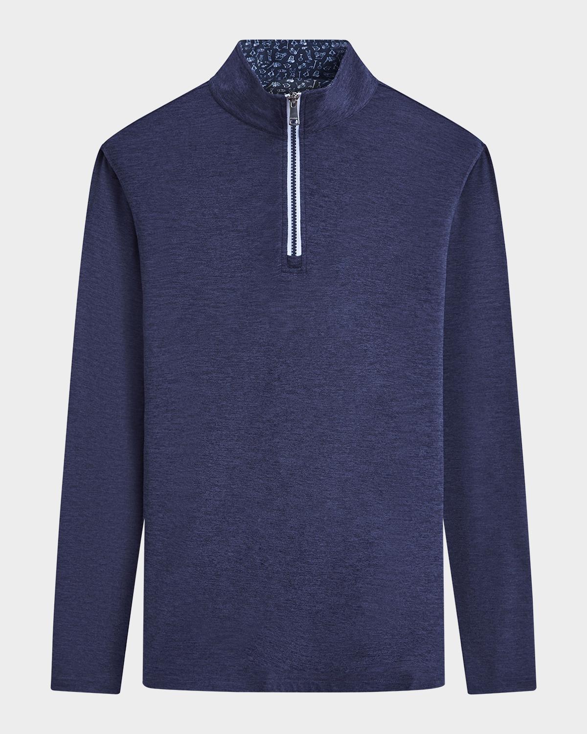 Bugatchi Men's Knit Quarter-Zip Sweater