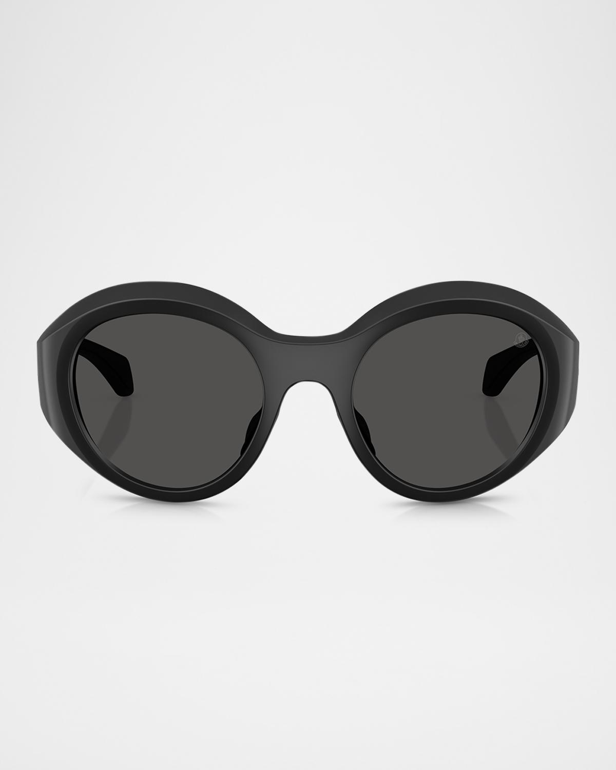 Moncler Men's ME8005 Round Sunglasses