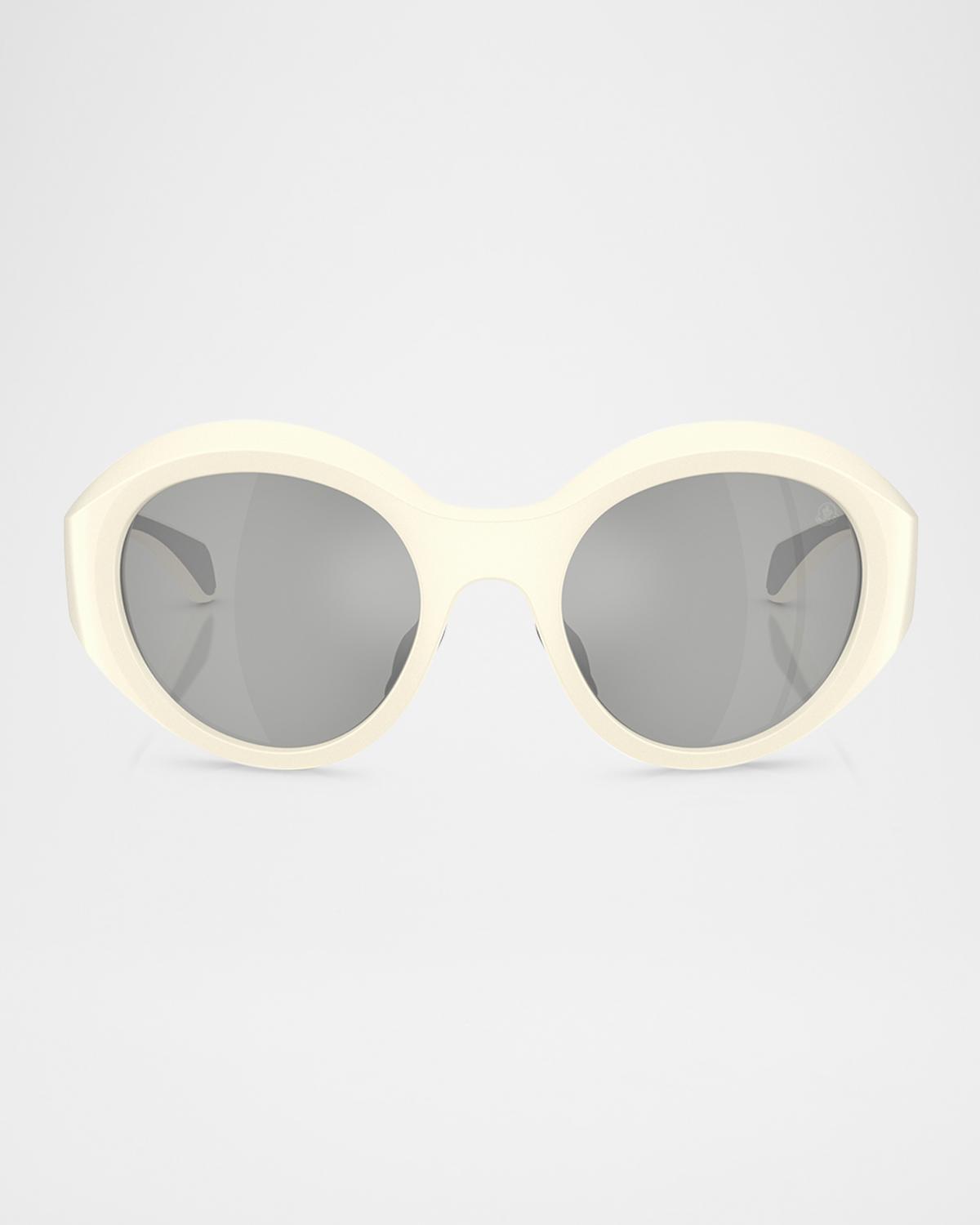 Moncler Men's ME8005 Round Sunglasses