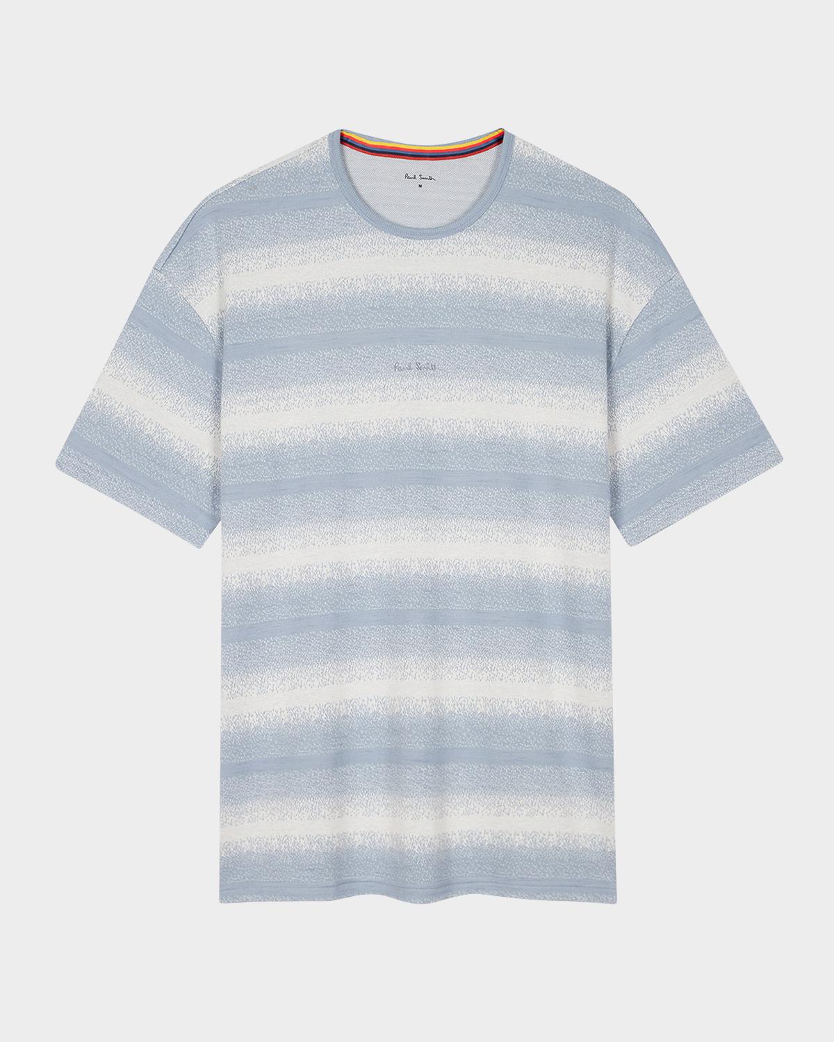 Paul Smith Men's Gradient Stripe Crewneck T-Shirt