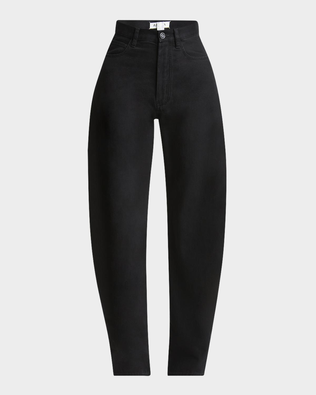 ALAÏA Rounded Leg Denim Pants