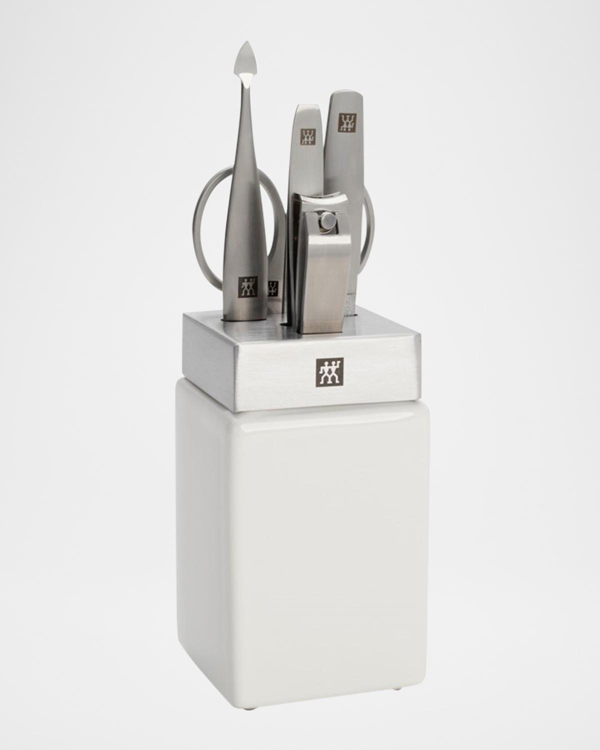 Premium 6-Piece Ceramic Bath Station Set