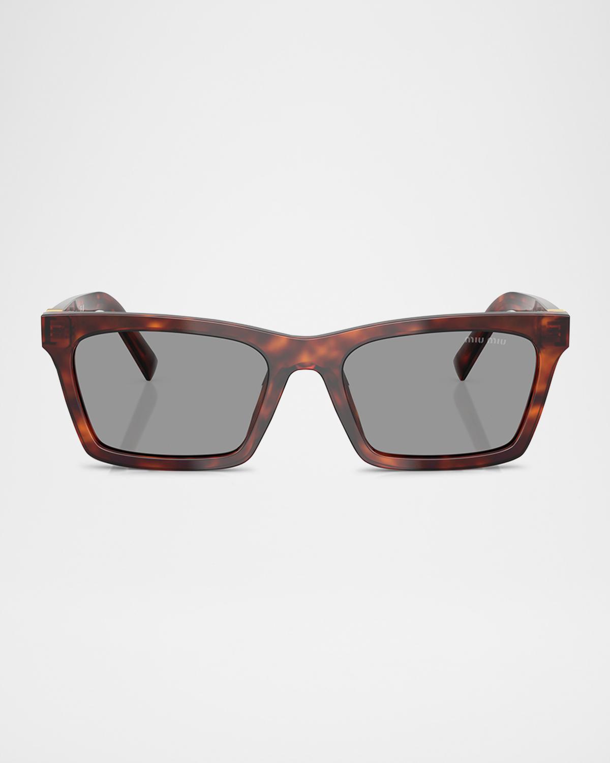 Miu Miu MUA05S Rectangular Acetate Sunglasses
