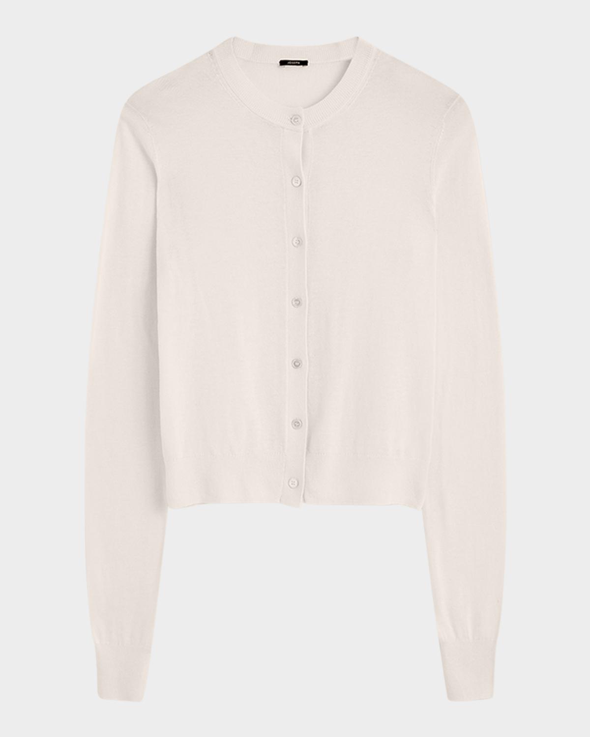 Joseph Button-Down Crewneck Cardigan