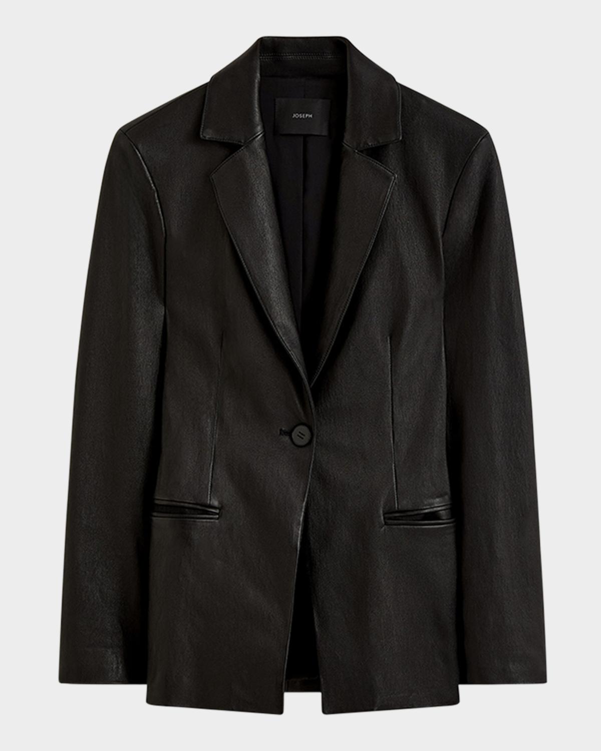 Joseph Pascal Single-Button Leather Jacket
