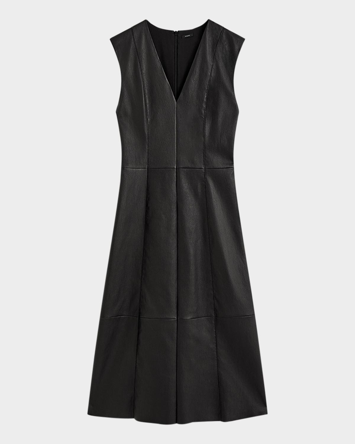 Joseph Kosma Stretch Lambskin Leather Dress