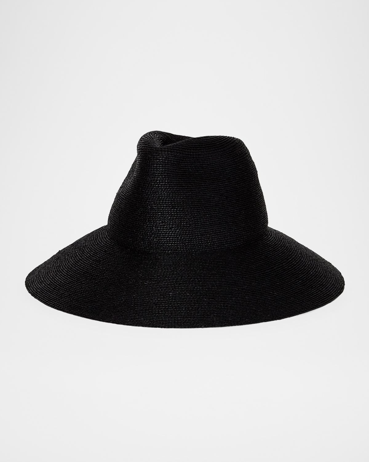 Janessa Leone Colette Wide-Brim Raffia Hat
