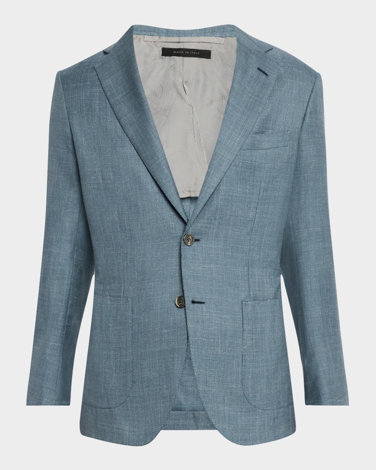 Brioni Men's Plume Melange Blazer
