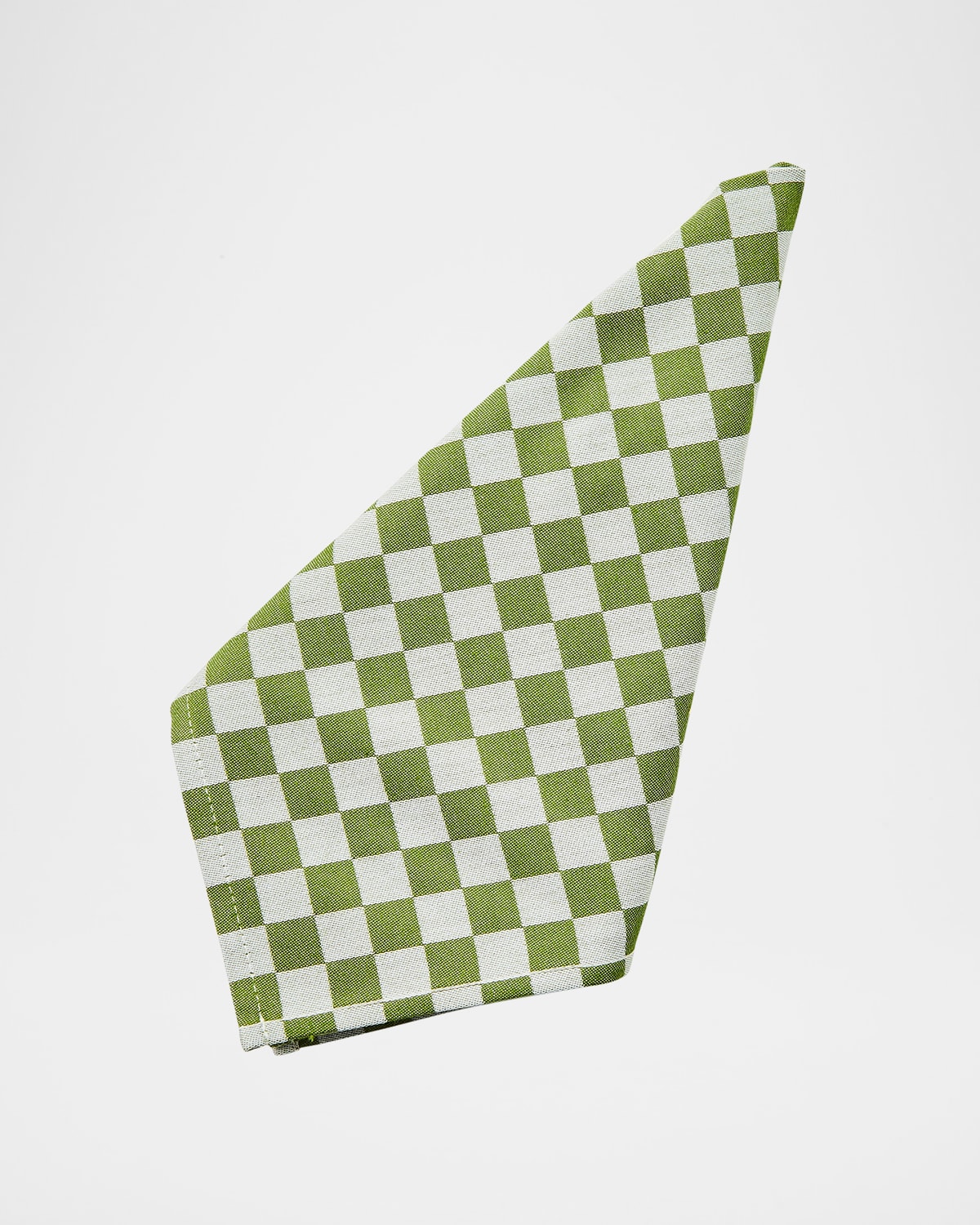 MacKenzie-Childs Green Check Napkins, Set of 4