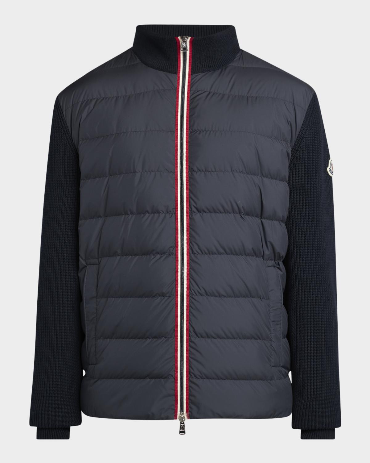 Men & apos;s Down Knit Jacket