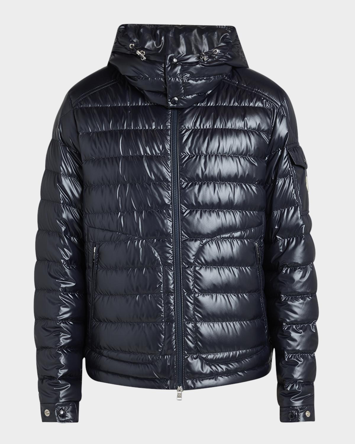 Moncler Men's Lauros Quilted Hooded Down Jacket