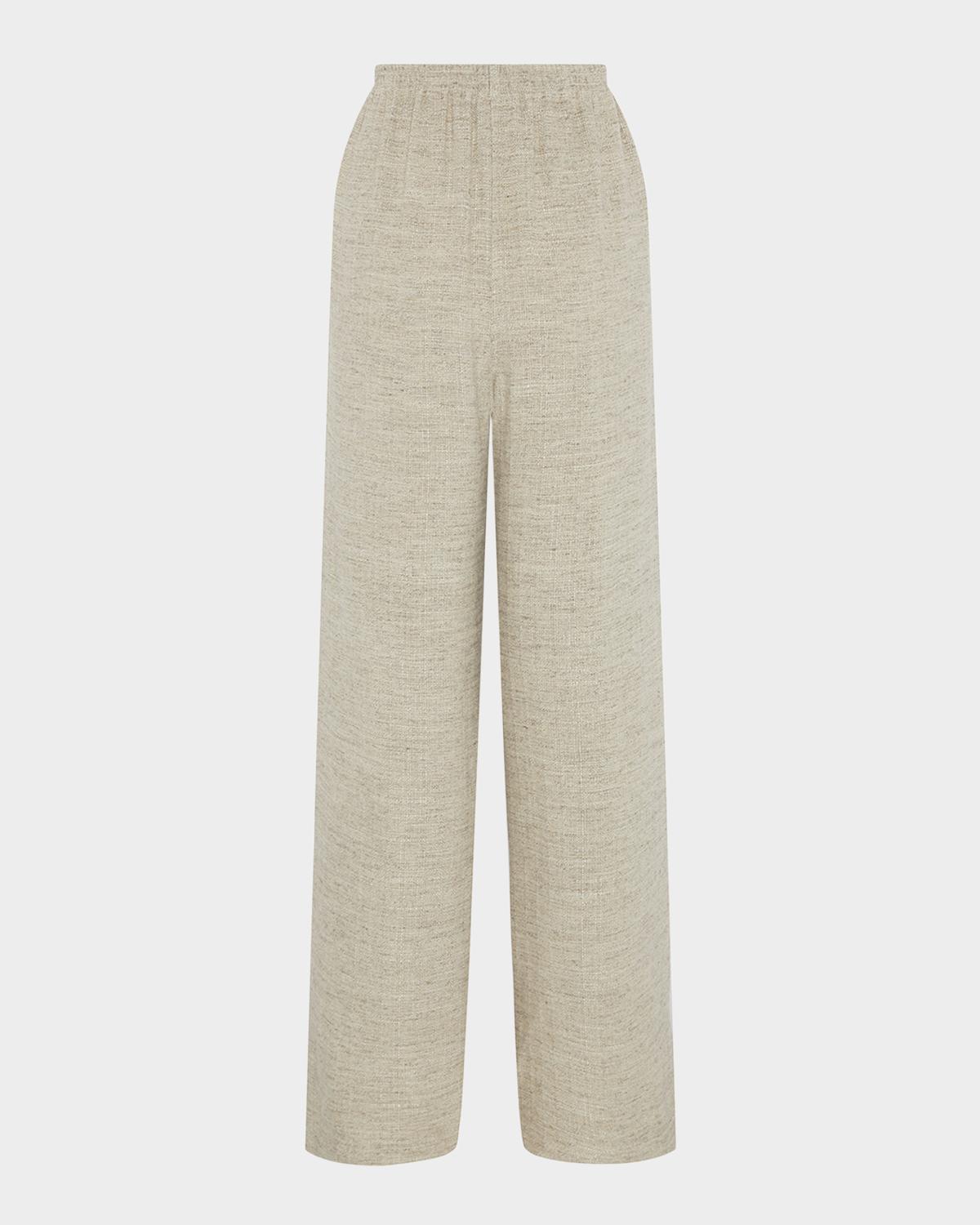 Eskandar Linen Flared Trousers