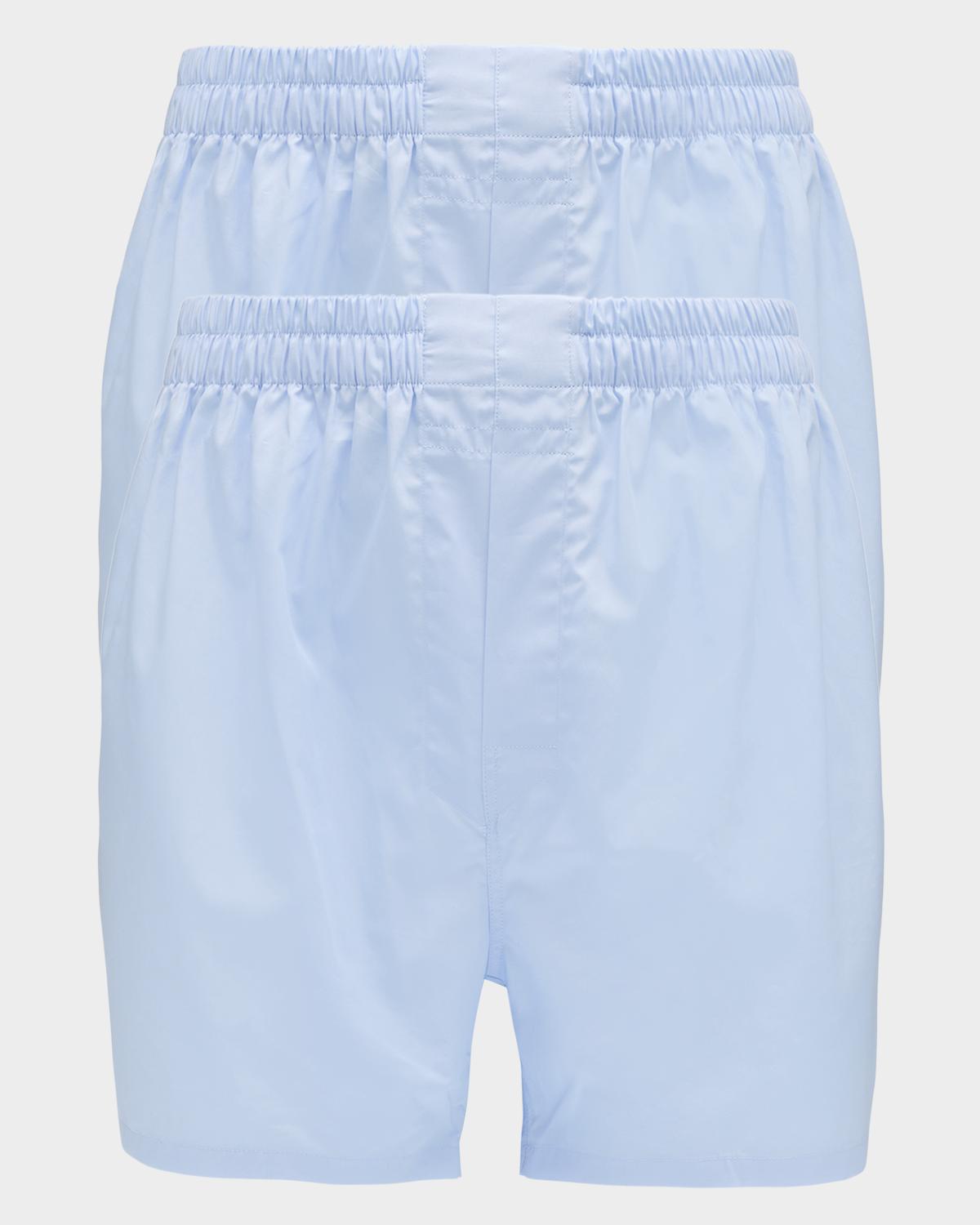 Neiman Marcus Men's 2-Pack Cotton Boxers