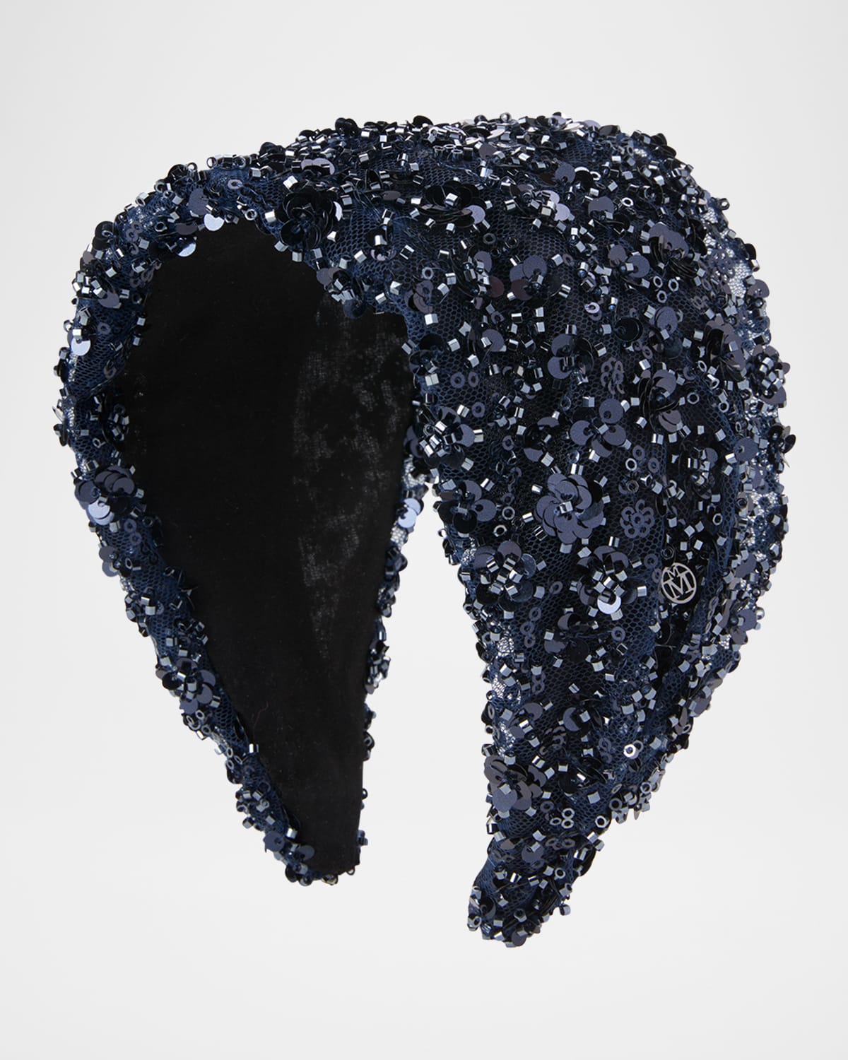 Maison Michel Mariah Sequined Tulle Headband