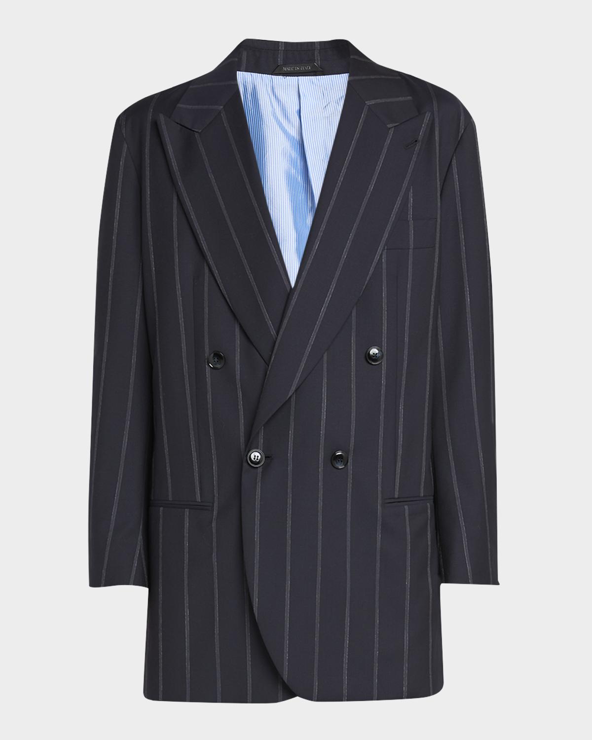 Giorgio Armani Men's Heritage Pinstripe Oversized Suit