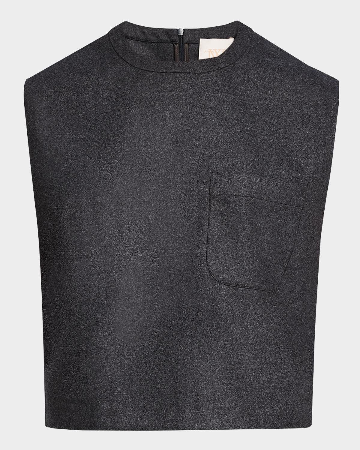 TWP Wool Flannel Muscle Tee
