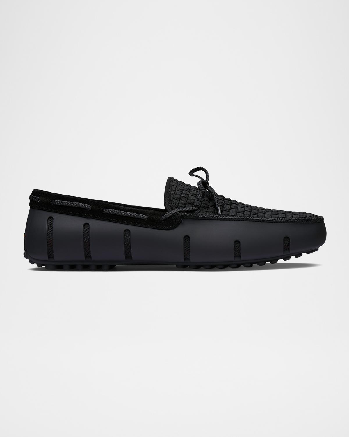 Swims Men's Woven Textile and Suede Drivers