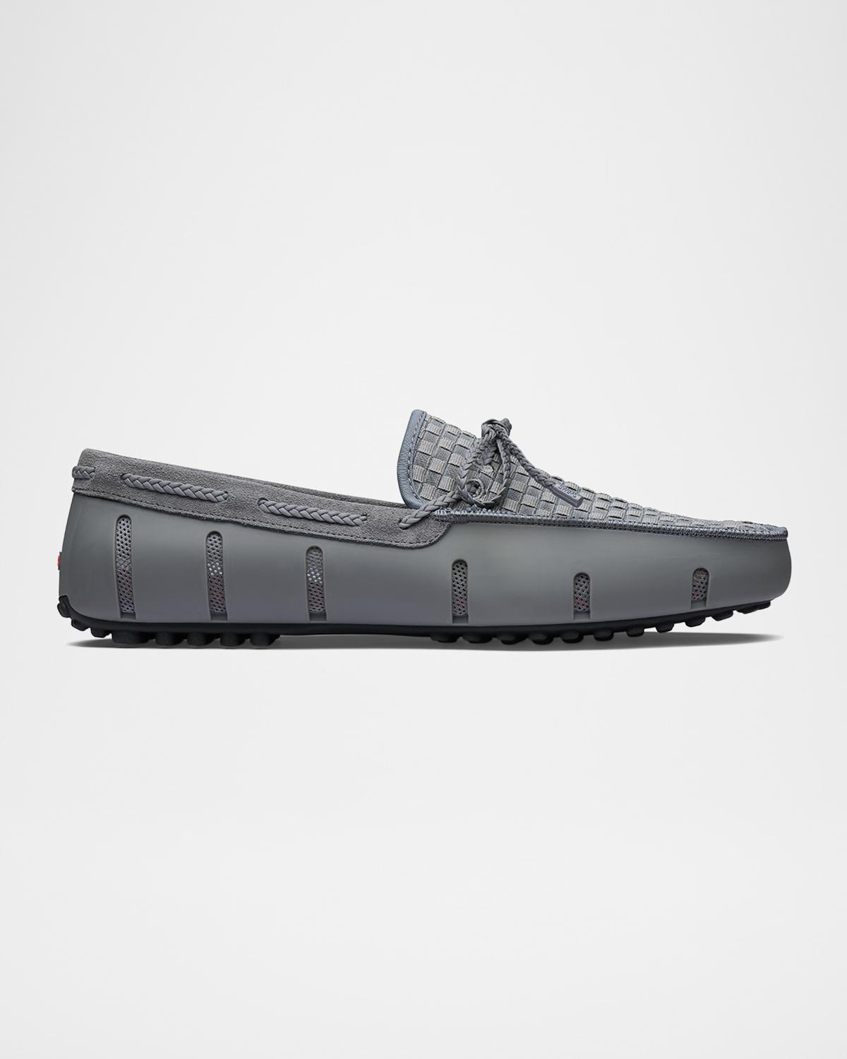 Swims Men's Woven Textile and Suede Drivers