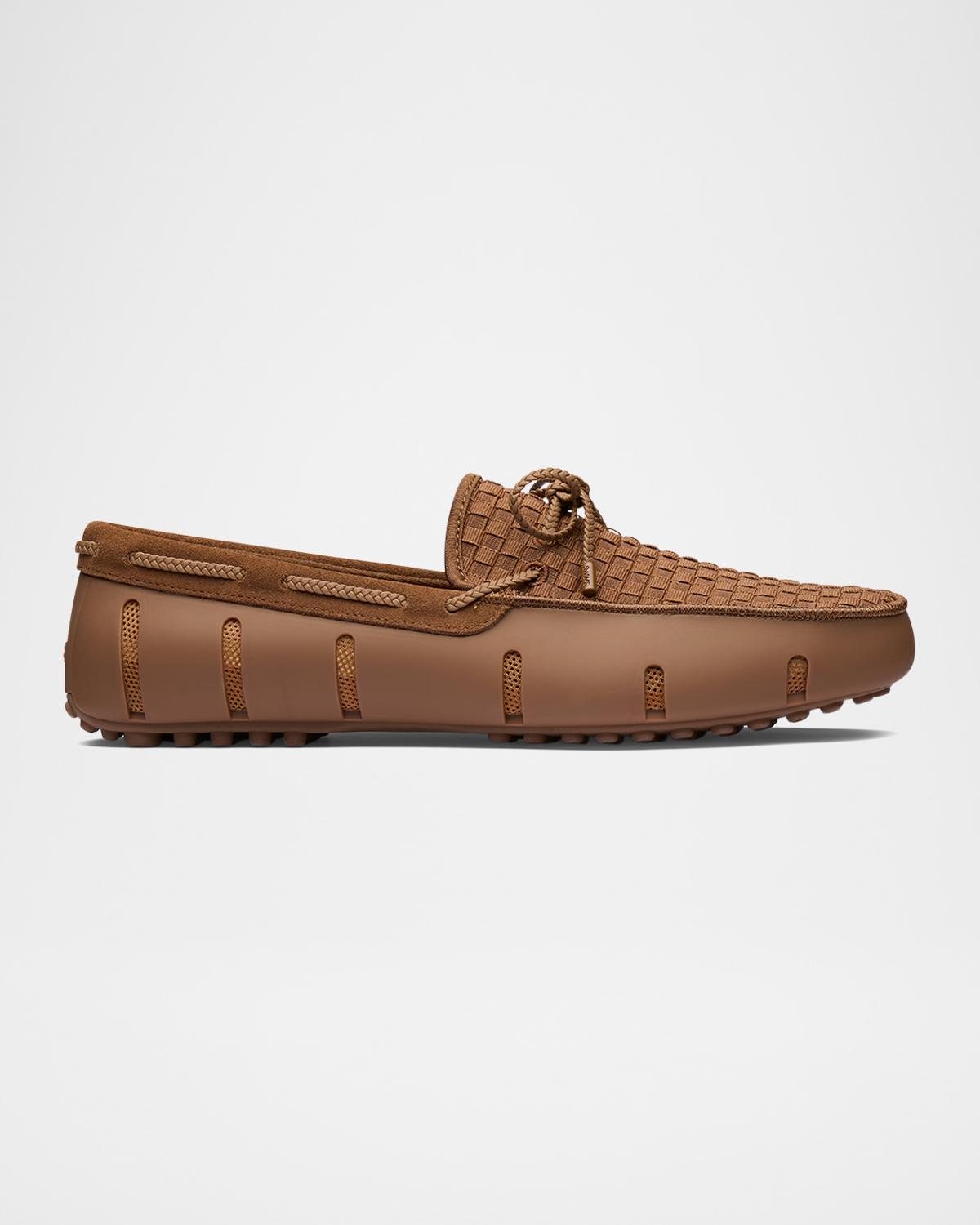 Swims Men's Woven Textile and Suede Drivers