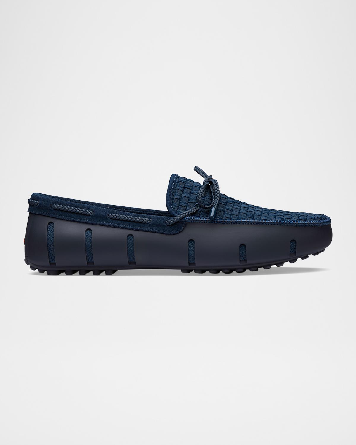 Swims Men's Woven Textile and Suede Drivers