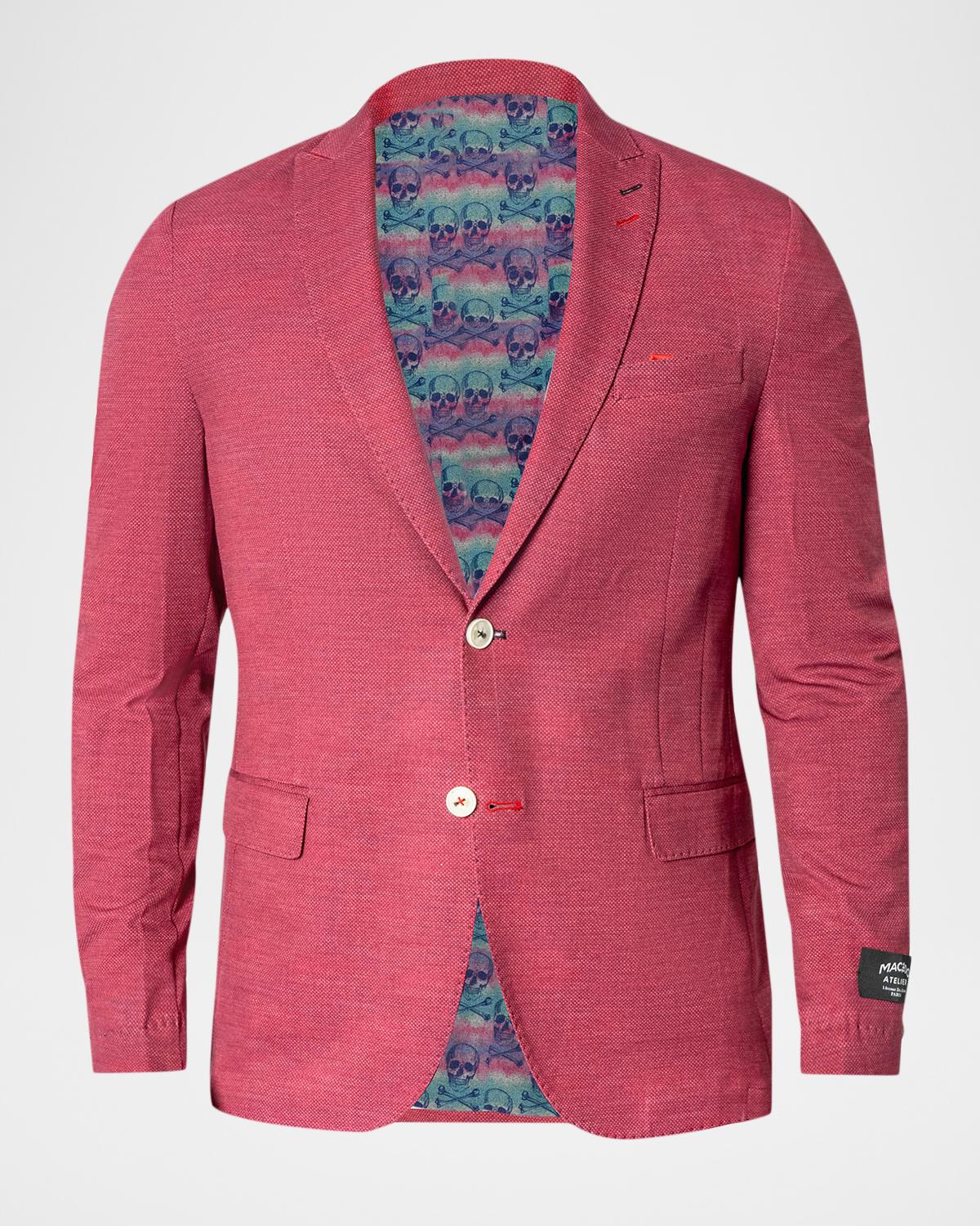 Maceoo Men's Descartes Solid Unconstructed Blazer