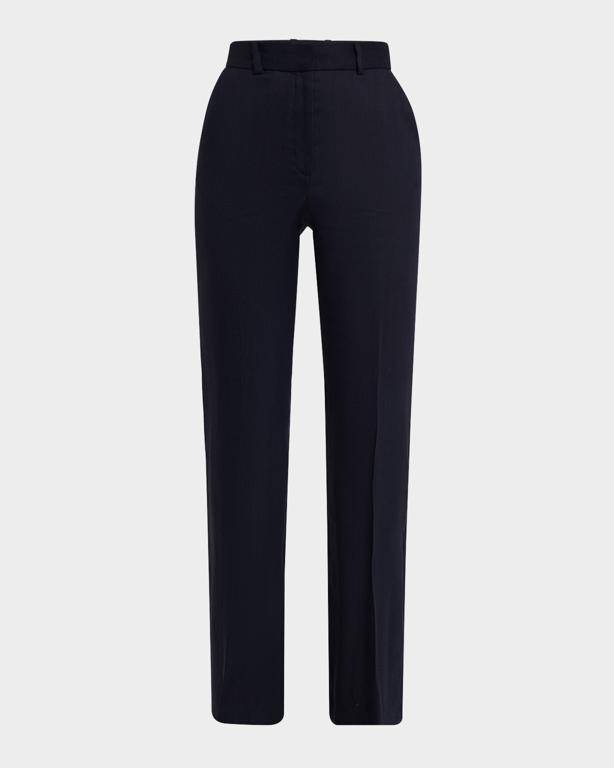 Joseph Tafira Straight-Leg Stretch Linen Pants