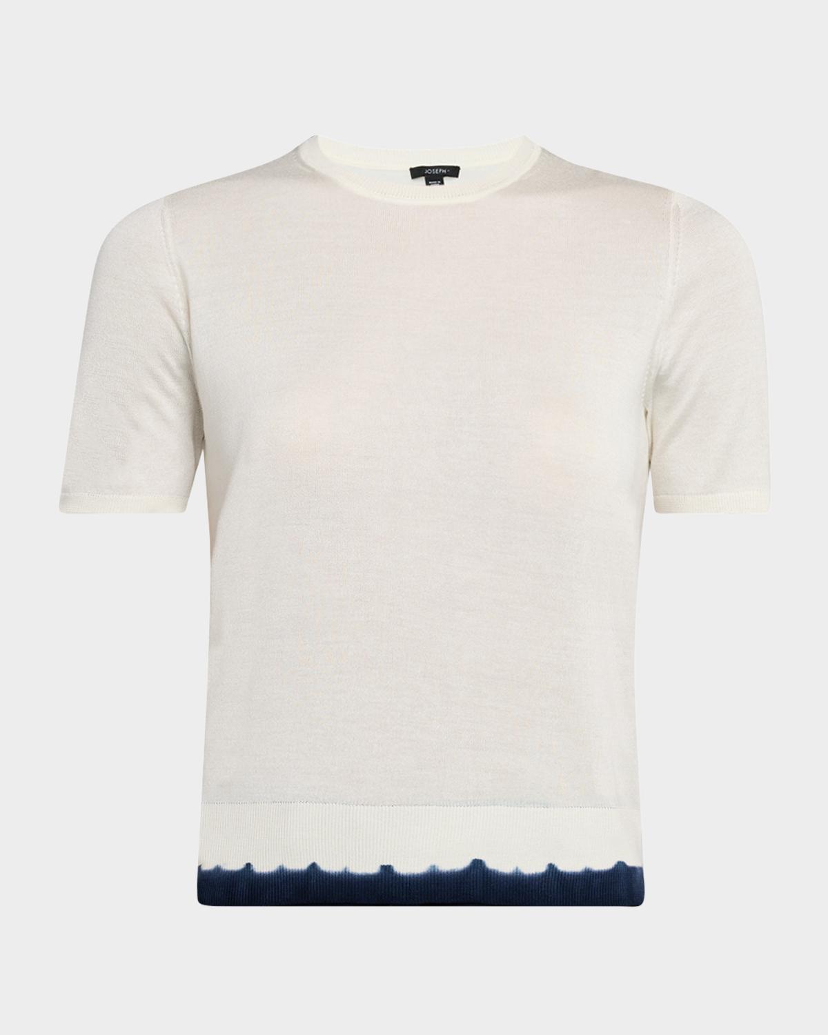 Joseph Crewneck Tie-Dye Knit Top