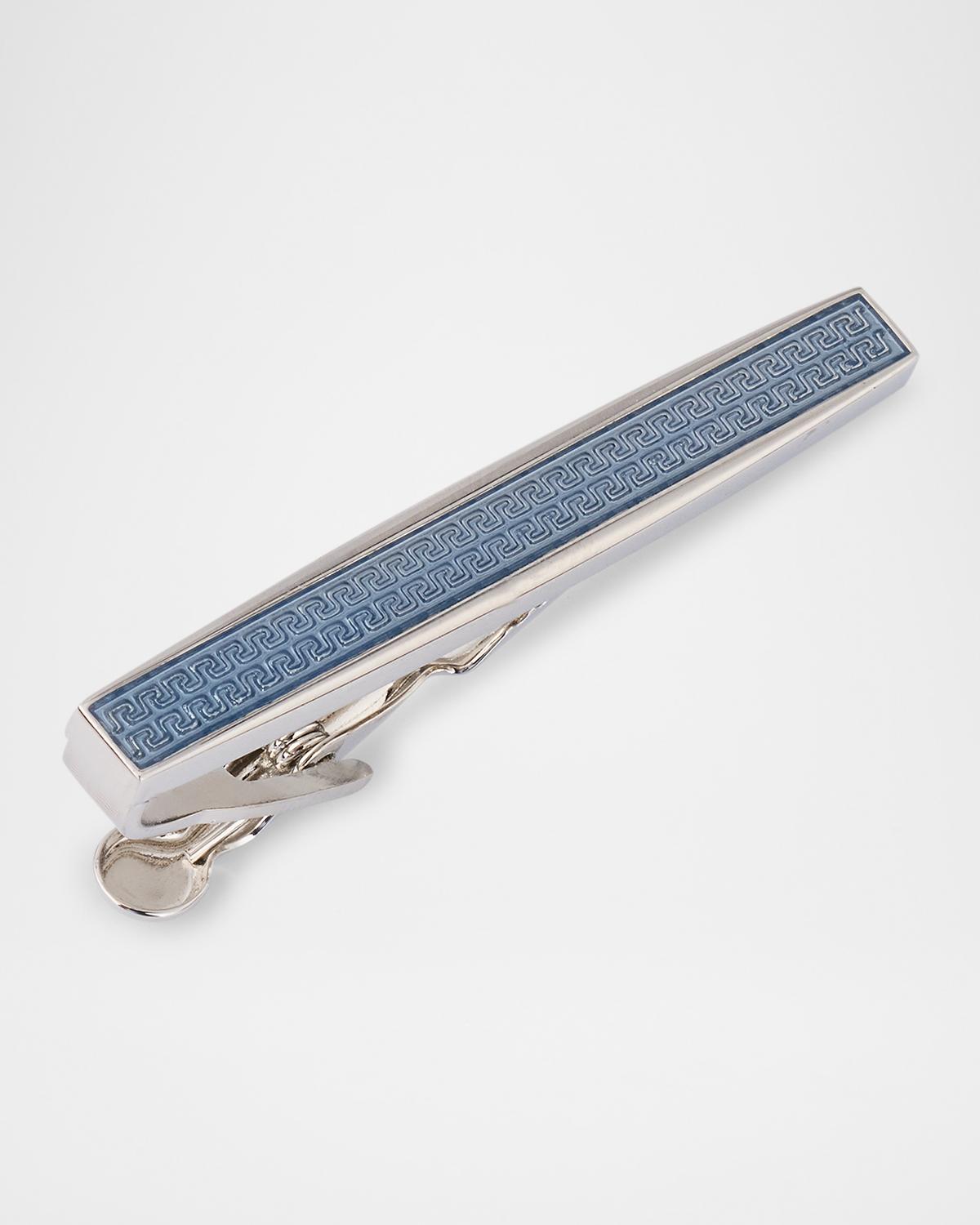 Link Up Men's Enamel-Center Tie Bar