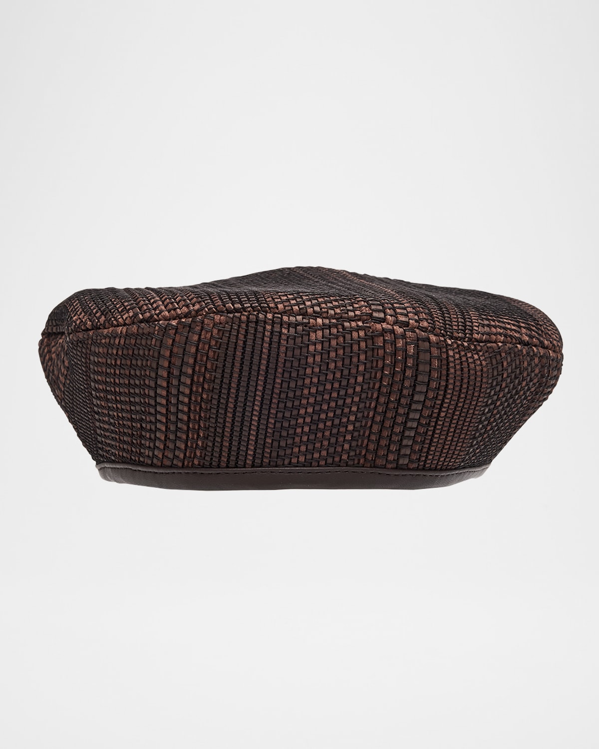Loro Piana Emily Textured Leather Beret