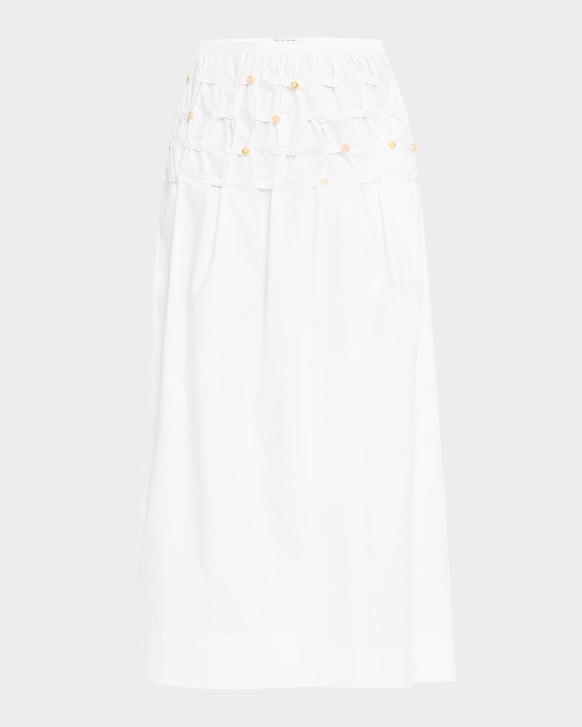 Wynn Hamlyn Button Maxi Skirt