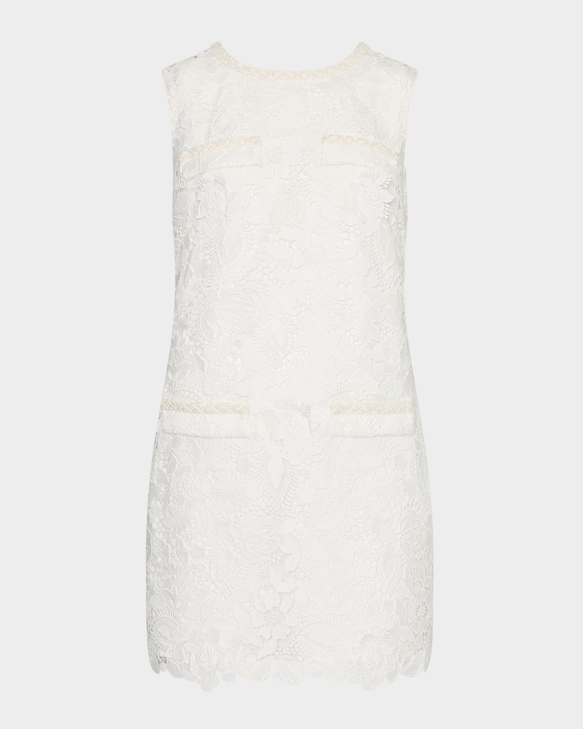 Milly 3D Garden Lace Mini Dress