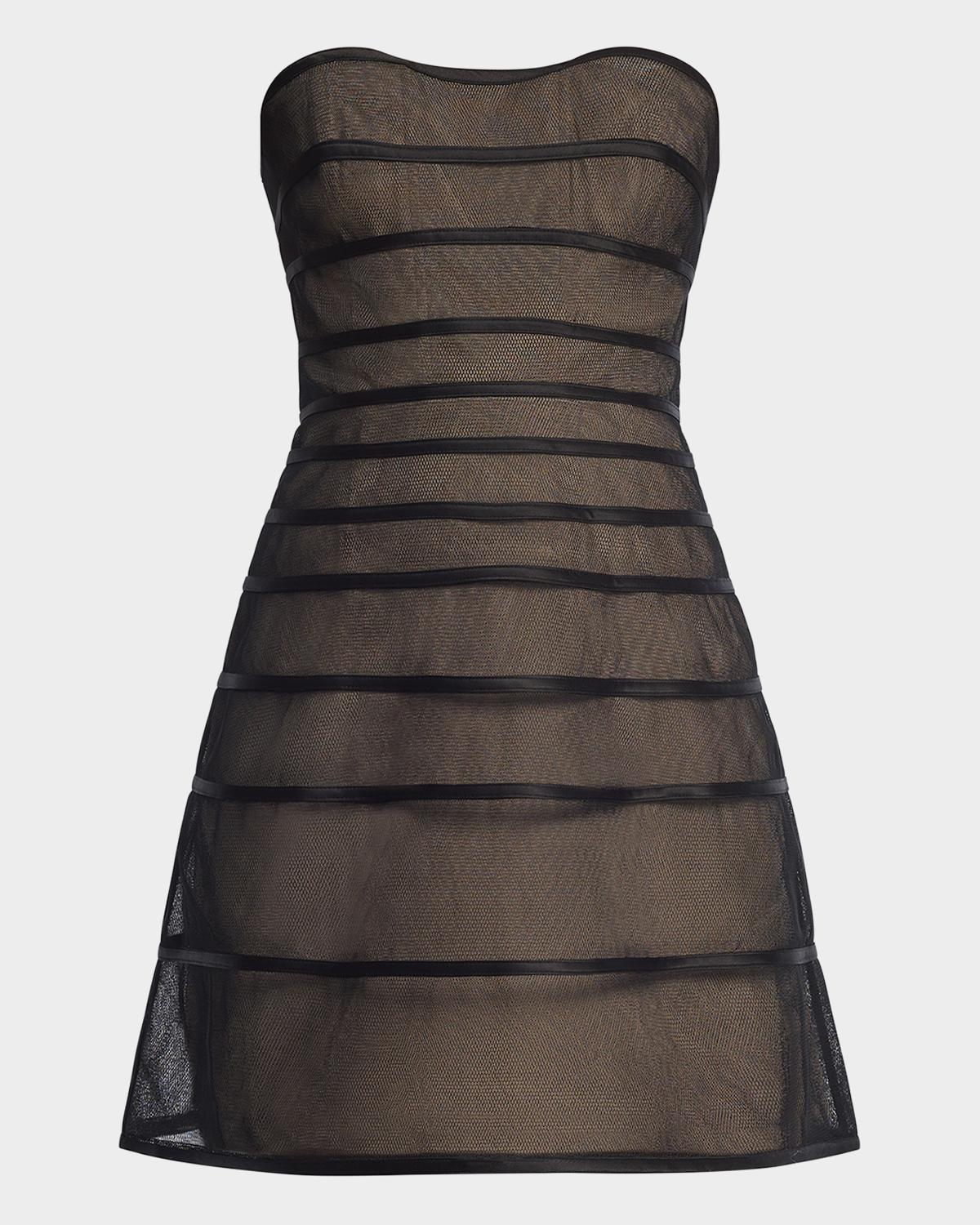 BCBGMAXAZRIA Strapless Fit-&-Flare Mini Dress