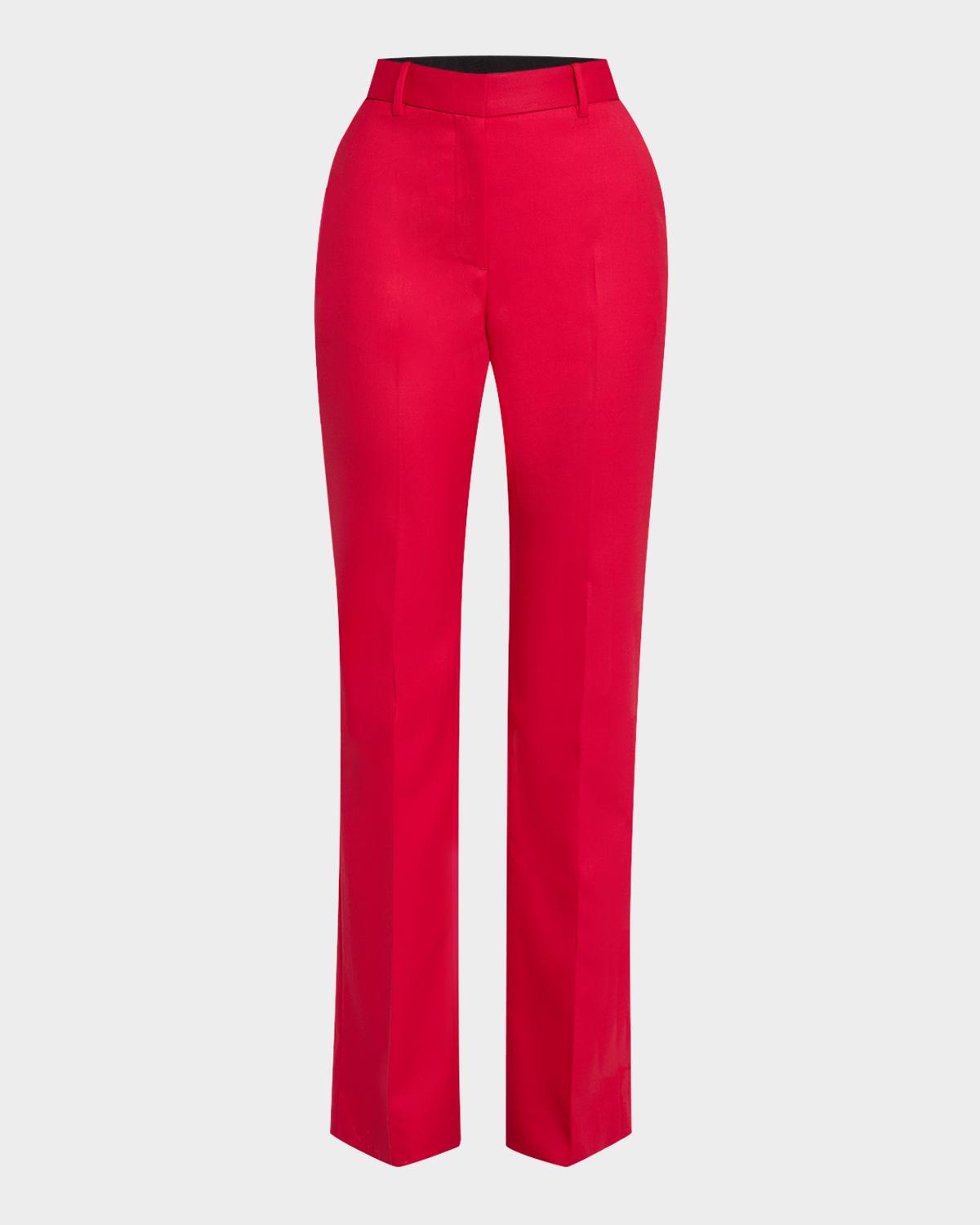 ARGENT Straight-Leg Seasonless Wool Trousers