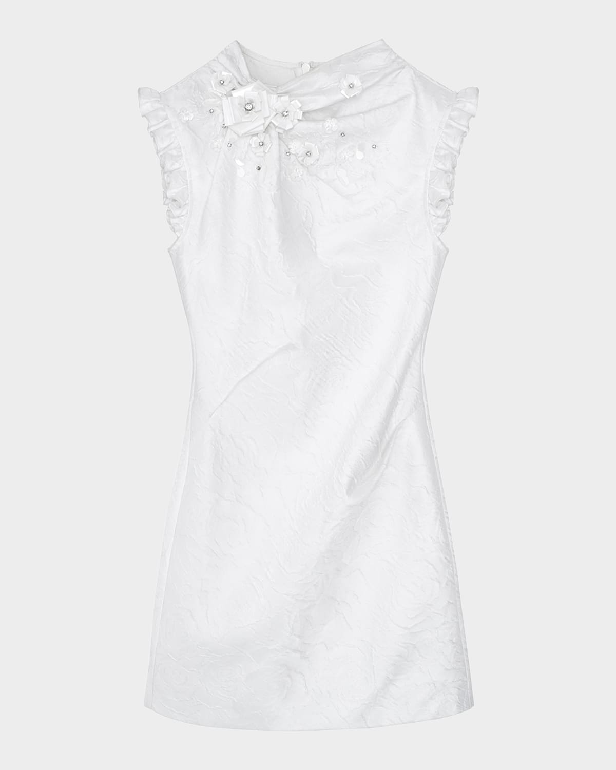 SHUSHU/TONG Floral Slim-Fit Mini Dress