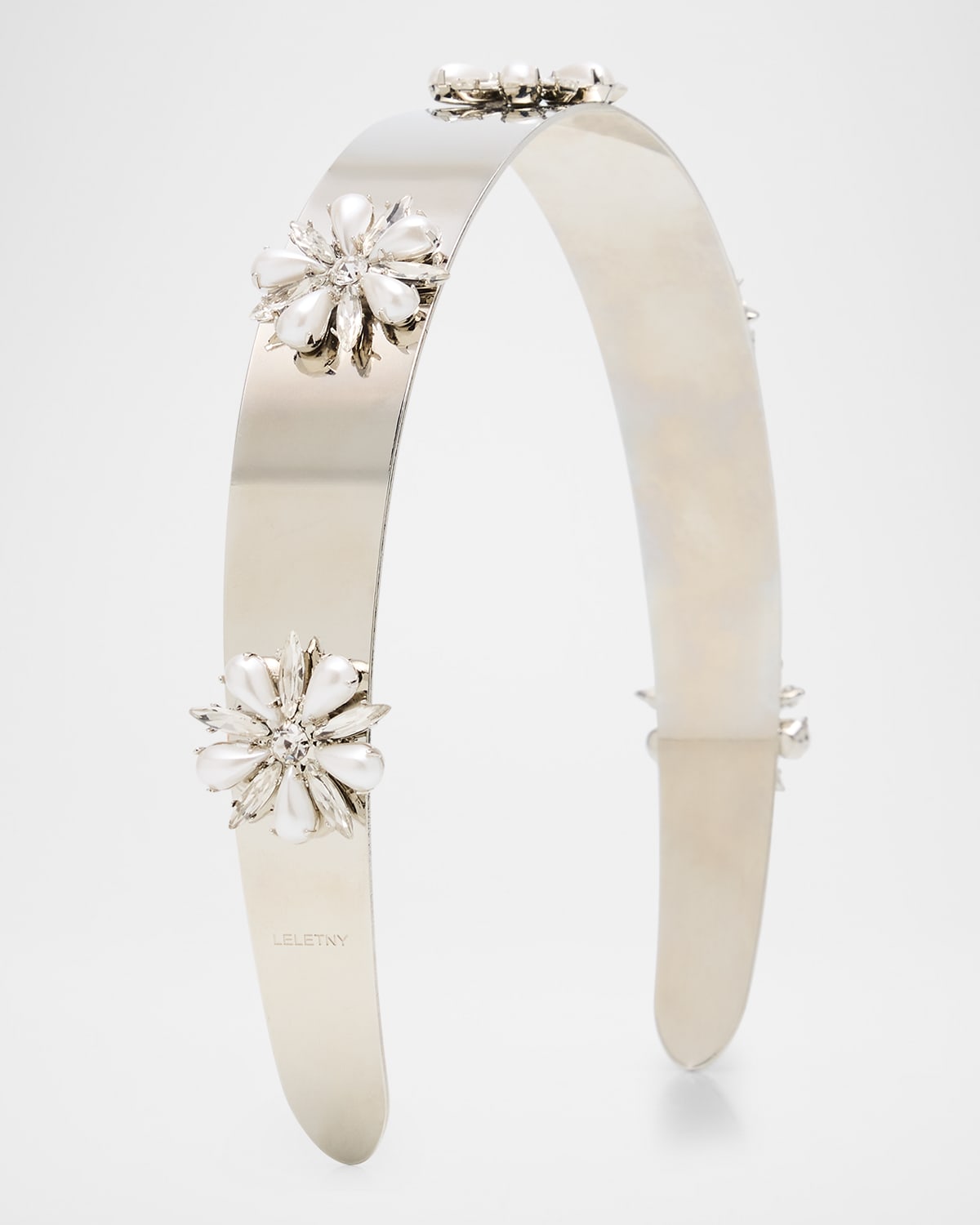 Lelet Ny Liv Pearly Crystal Stainless Steel Headband