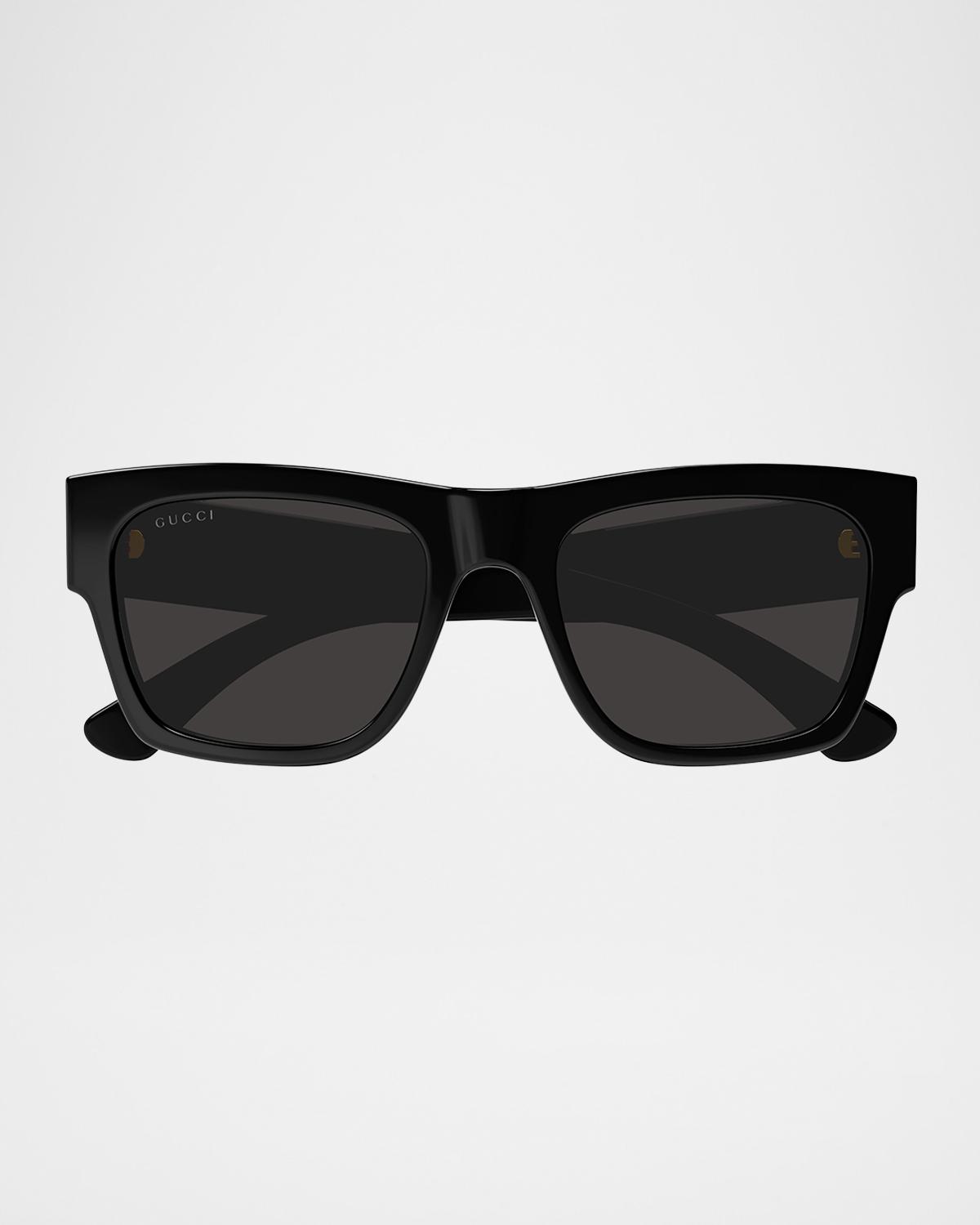 Gucci Men's GG1793SM Rectangle Acetate Sunglasses