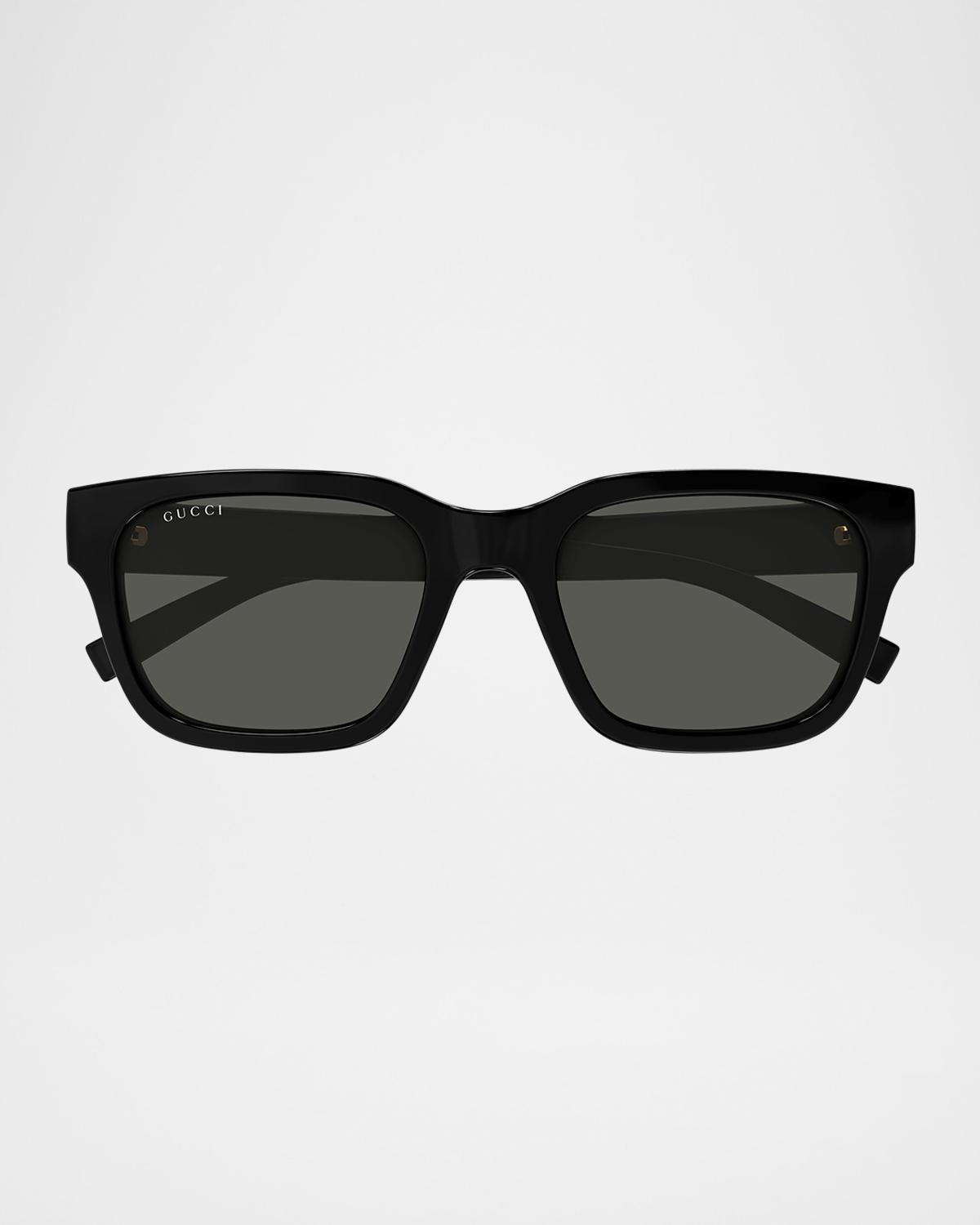 Gucci Men's GG1857SM Plastic Square Sunglasses