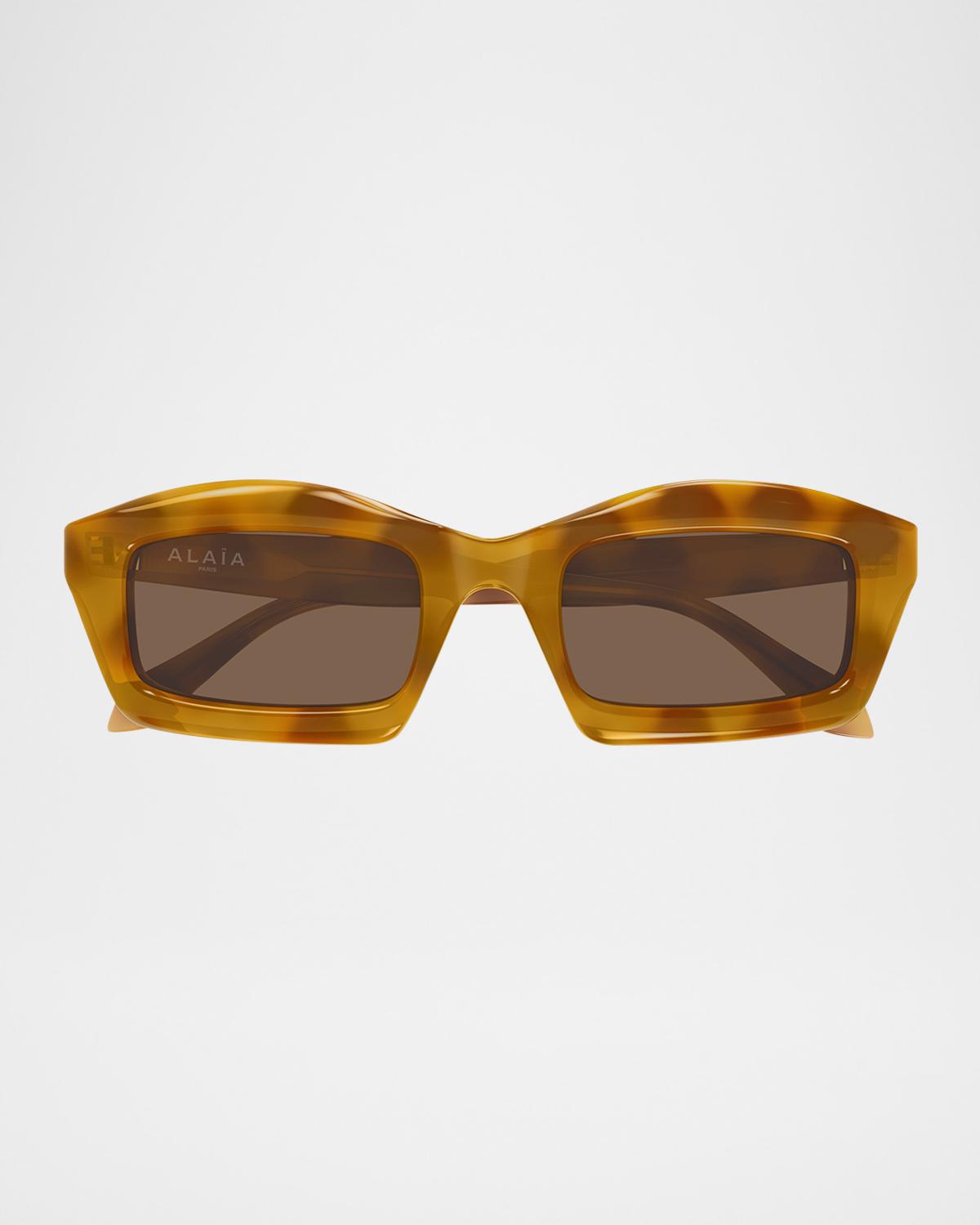 Rectangle Acetate Sunglasses