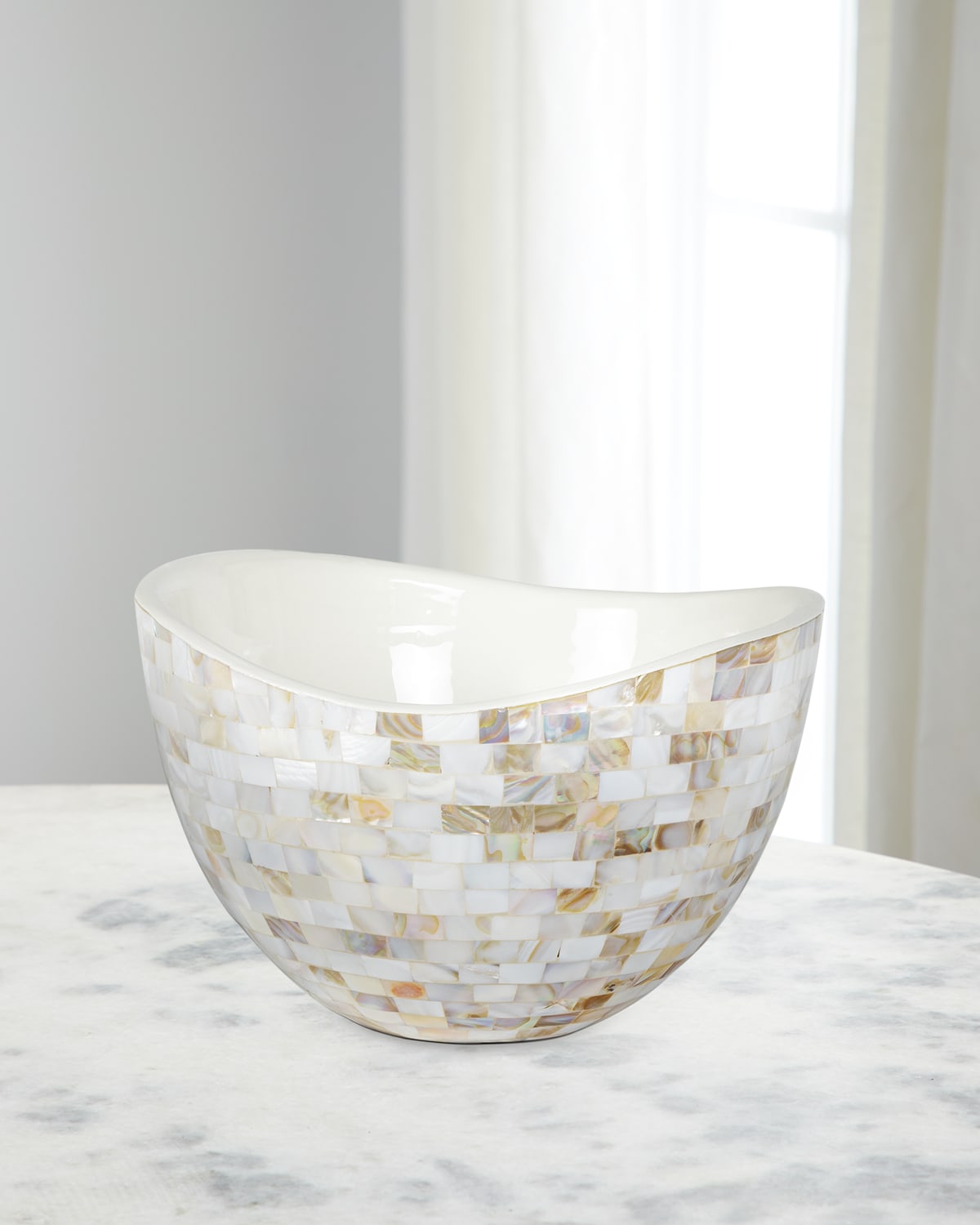 Regina Andrew Mother Of Pearl Jake Bowl, Large