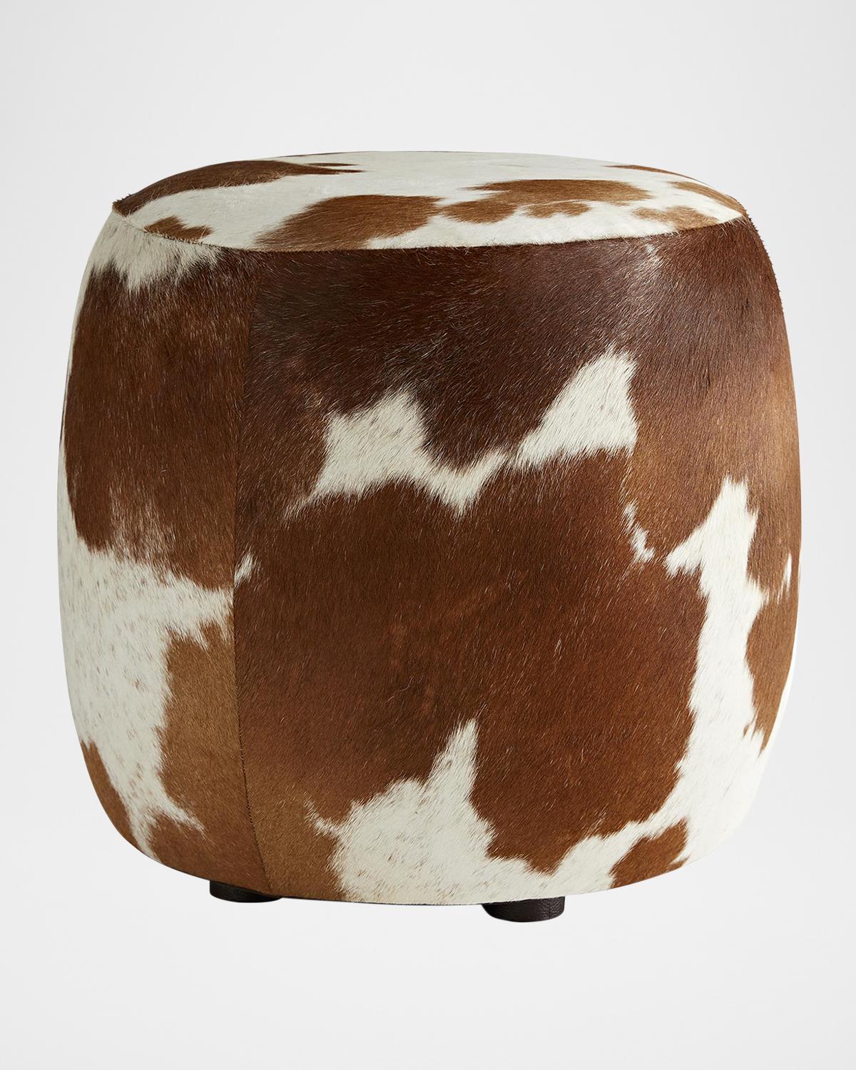 Owen Hair on Hide Ottoman