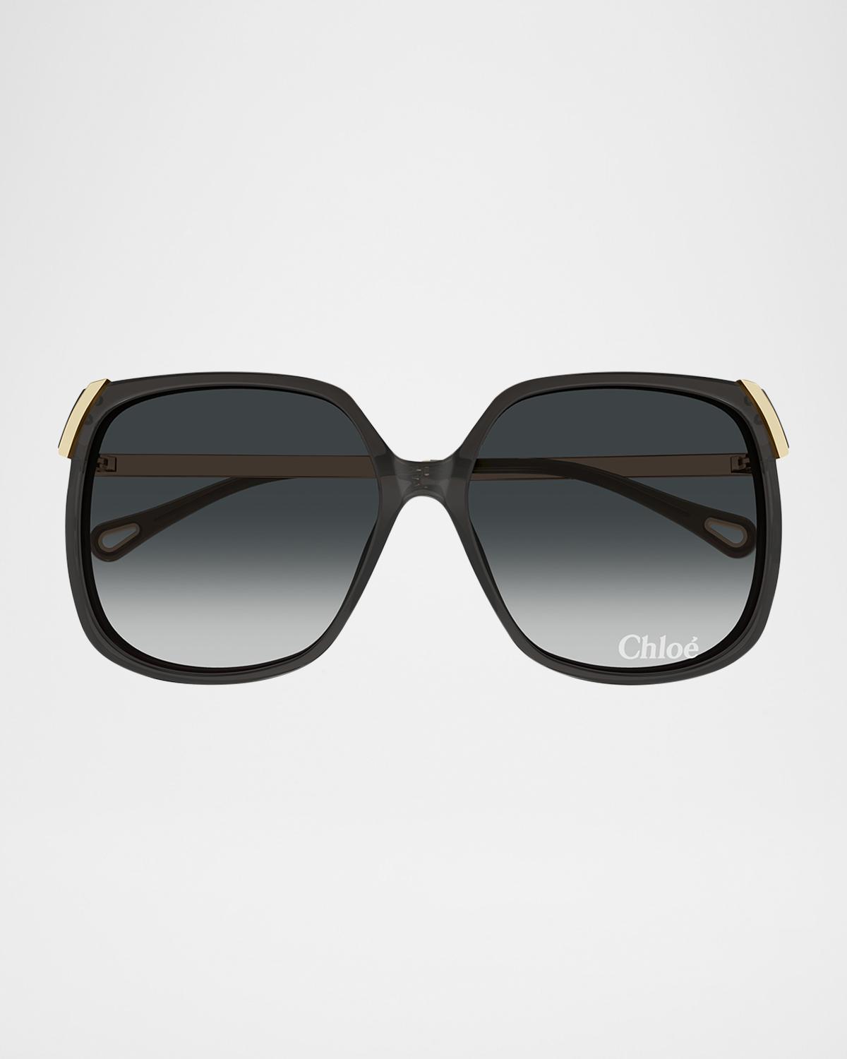 Chloe Square Acetate Sunglasses